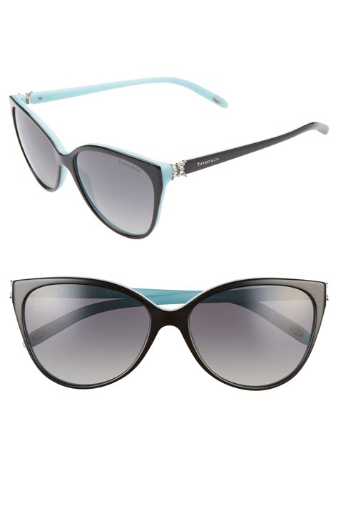 tiffany sunglasses cat eye with rhinestones